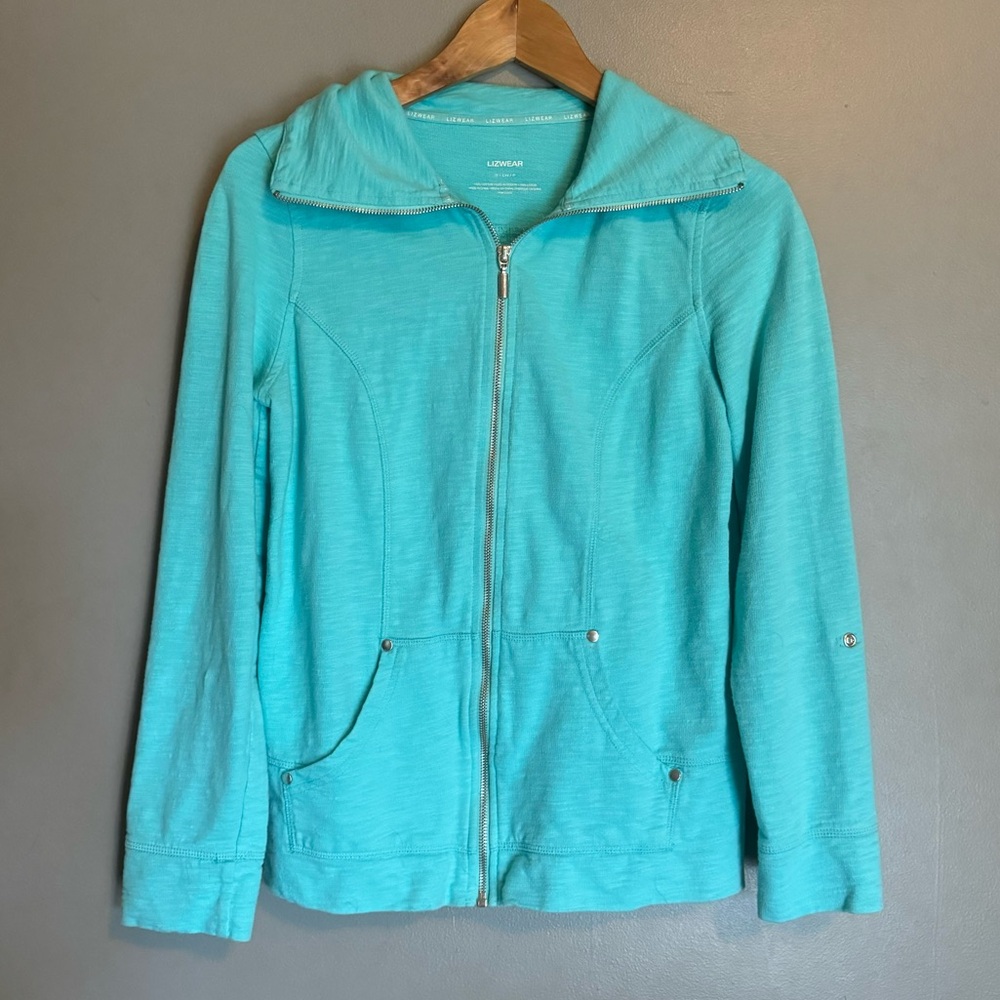 Turquoise Zip Jacketby LizWear